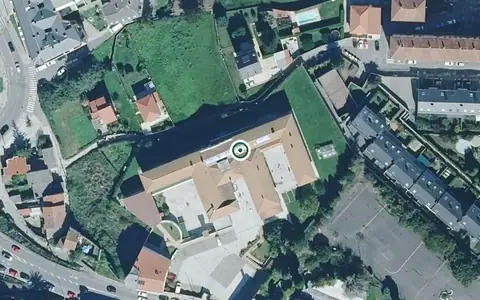 Vista aérea de la ubicación de Residencia Mayores Portazgo