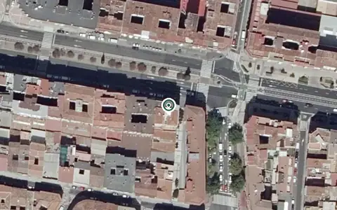 Vista aérea de la ubicación de Residencia de Tercera Edad Delicias