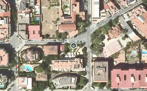 Vista aérea de la ubicación de Residencial Augusta Park