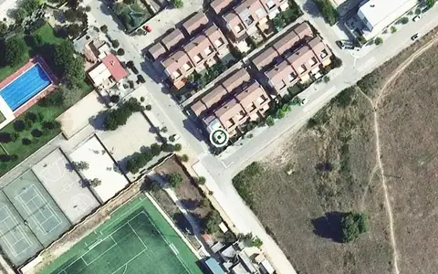 Vista aérea de la ubicación de Centre residencial per a gent gran de Callús