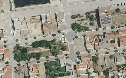 Vista aérea de la ubicación de Centro de Día para Personas Mayores Dependientes José Penades Saez