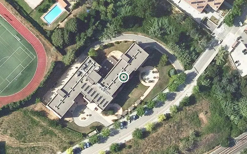 Vista aérea de la ubicación de Residència Amavir Sant Cugat