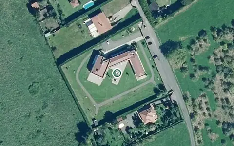 Vista aérea de la ubicación de Centro Geriátrico Robles