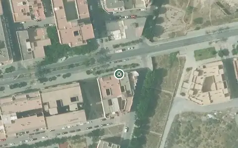 Vista aérea de la ubicación de Residencia de Personas Mayores San Alvaro