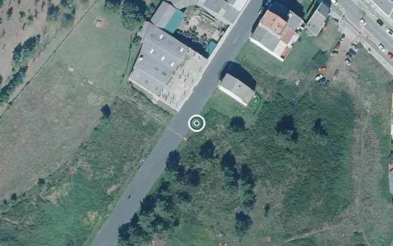 Vista aérea de la ubicación de Residencia Domusvi Carballo
