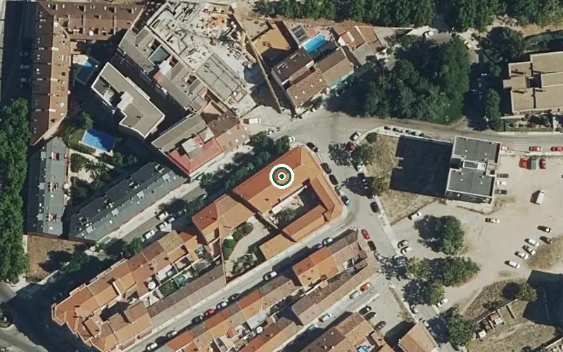 Vista aérea de la ubicación de Residencia Casaverde la Asunción (Navalcarnero)