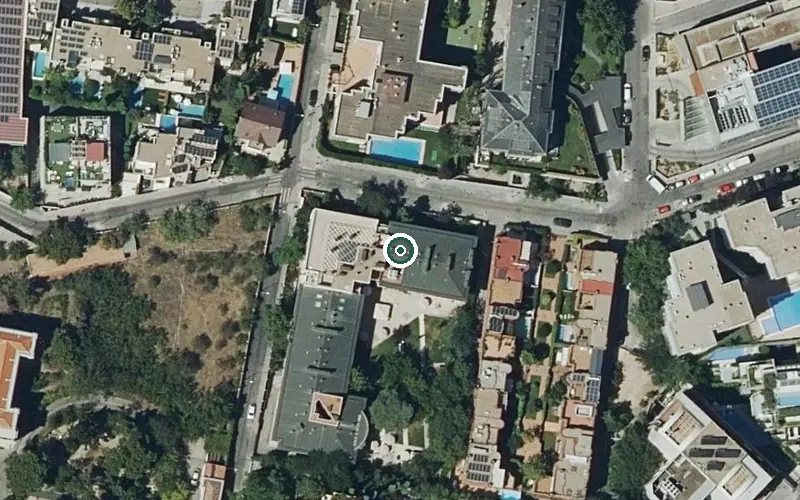 Vista aérea de la ubicación de Residencia Ballesol Valmonte