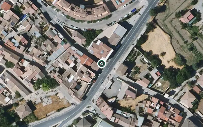 Vista aérea de la ubicación de Residencia de Mayores Nuevo Milenio Camino de Santiago