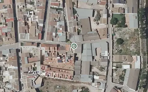 Vista aérea de la ubicación de Centro Residencial para Mayores Santa Ana