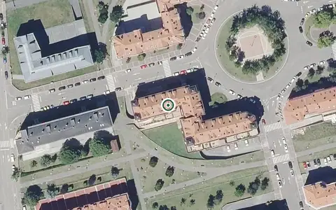 Vista aérea de la ubicación de Cruz Roja el Alisal