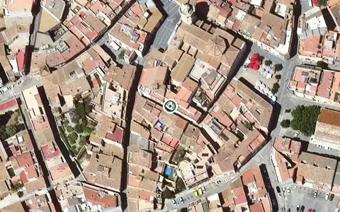 Vista aérea de la ubicación de Residència Llar Santa Anna
