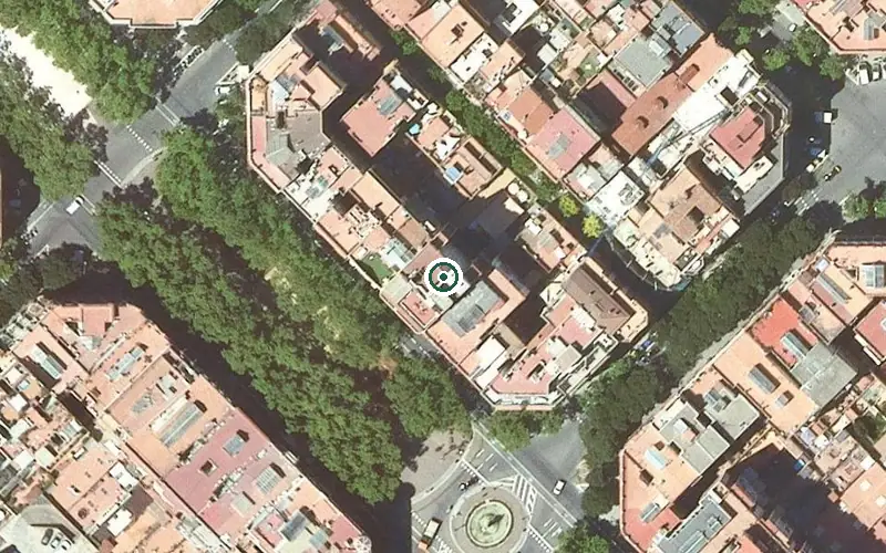 Vista aérea de la ubicación de Residència 3a. Edat Bon Repòs