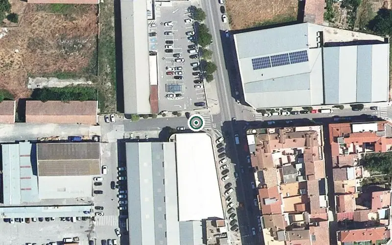 Vista aérea de la ubicación de Residència assistida per a gent gran Sant Josep