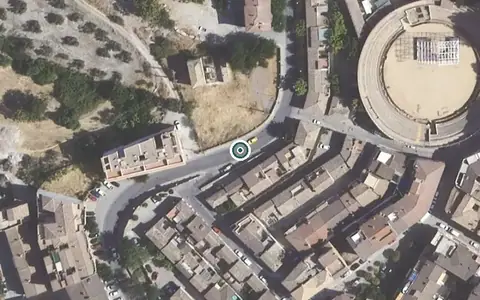 Vista aérea de la ubicación de Centro de Día para Mayores Sierra de Cazorla