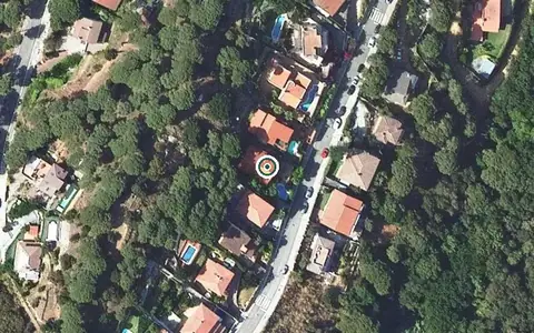 Vista aérea de la ubicación de Habitaciones Baix Llobregat