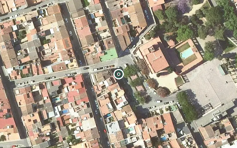 Vista aérea de la ubicación de Residencia Gavá Centre