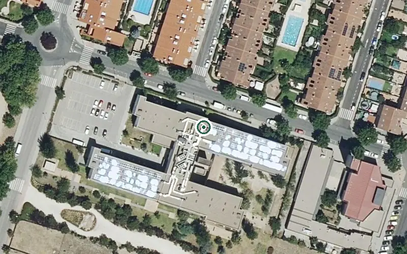 Vista aérea de la ubicación de Residencia Amavir Colmenar (Plan Velocidad)