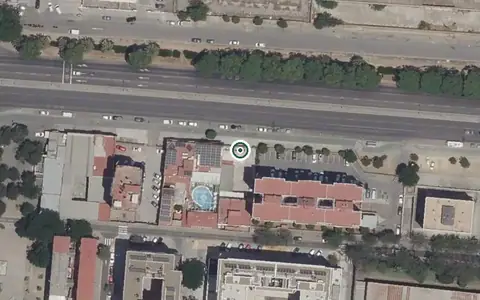 Vista aérea de la ubicación de Centro Residencial para Mayores Manuel Ridruejo Muñoz