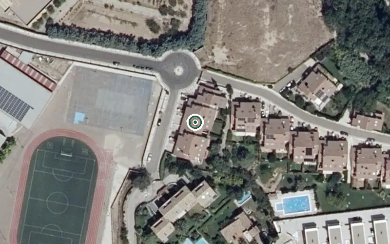Vista aérea de la ubicación de Residencia Villa Consolación