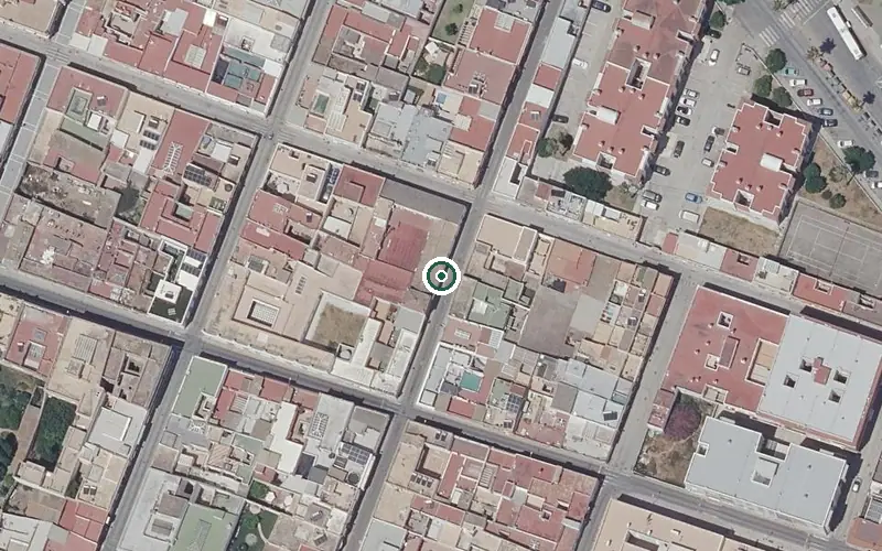 Vista aérea de la ubicación de Residencia para Personas Mayores Joaquina Vedruna