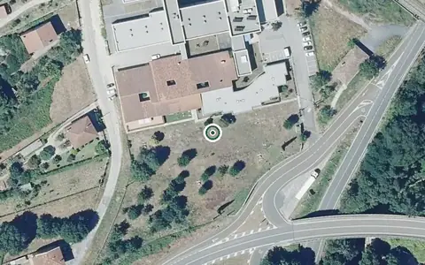 Vista aérea de la ubicación de Residencia de Carballiño para Persoas con Dependencia