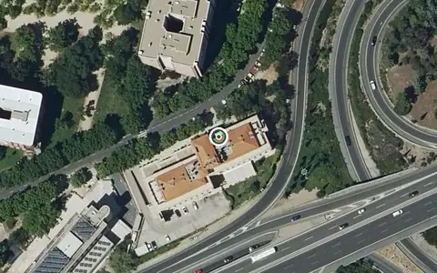 Vista aérea de la ubicación de Residencia Caser Santa Hortensia (Madrid)