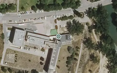 Vista aérea de la ubicación de Residencia de Mayores Alameda