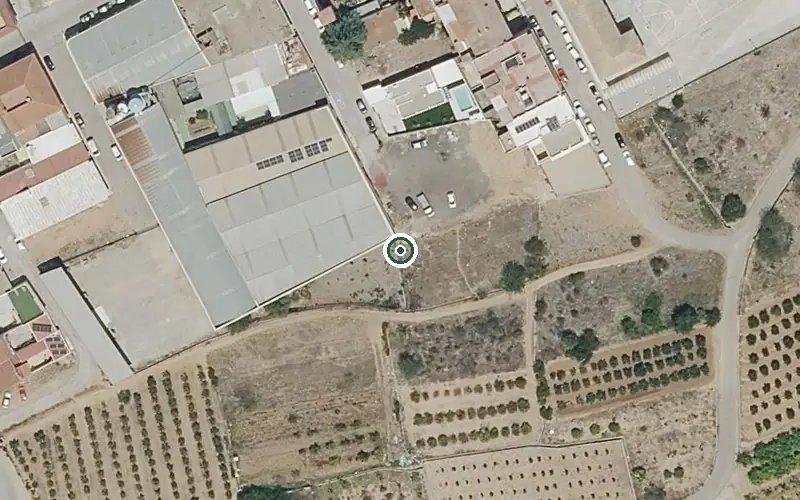 Vista aérea de la ubicación de Depén de Tu Catadau
