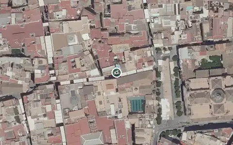 Vista aérea de la ubicación de Centro Residencial para Mayores San Juan de Dios