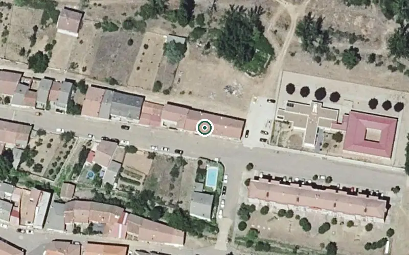Vista aérea de la ubicación de Residencia de Personas Mayores en Castrocontrigo