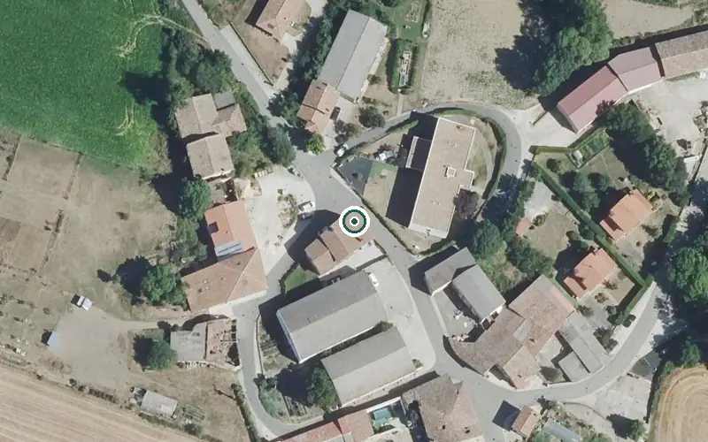 Vista aérea de la ubicación de Residencia Zubitxu