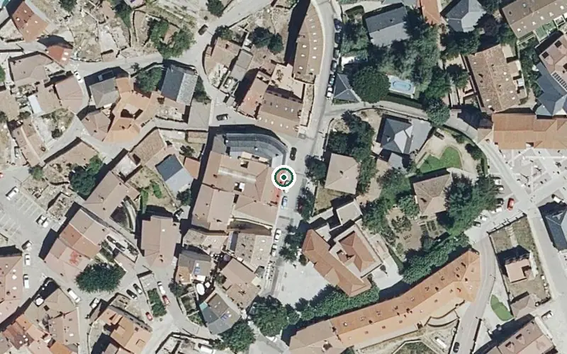 Vista aérea de la ubicación de Residencia Acacias (La Cabrera)