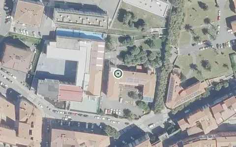 Vista aérea de la ubicación de Sancti Spiritus Zaharraren Egoitza