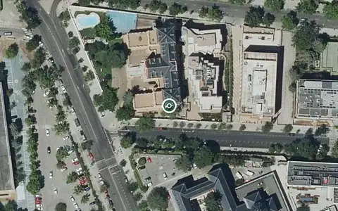 Vista aérea de la ubicación de Residencia Josefa Segovia