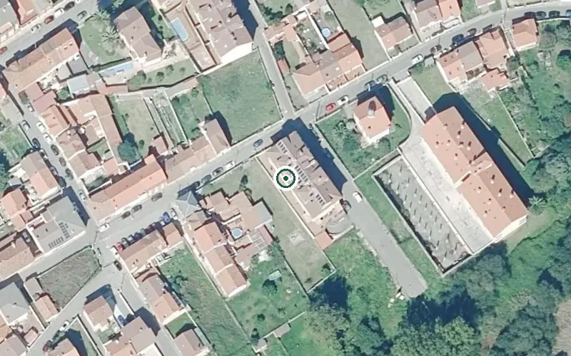 Vista aérea de la ubicación de San Telmo Residencia 3ª Edad