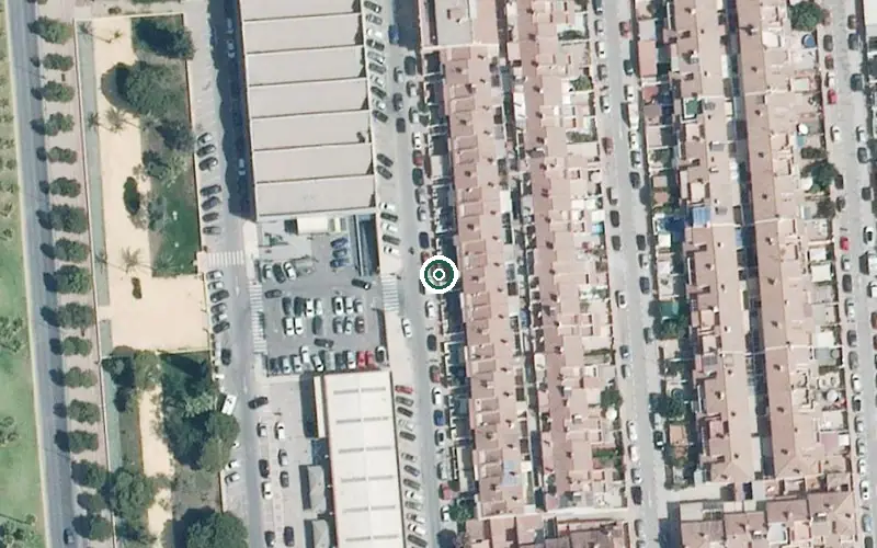 Vista aérea de la ubicación de Residencia para Mayores Torremar