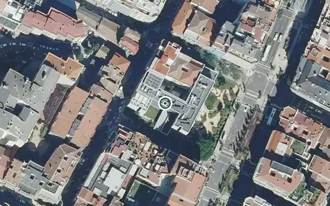 Vista aérea de la ubicación de Residencia para Persoas Maiores Ballesol Vigo