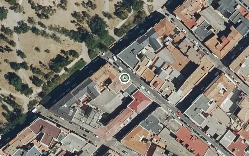 Vista aérea de la ubicación de Centro de Día Stima Aluche