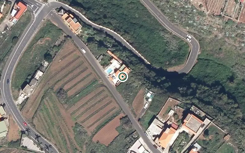 Vista aérea de la ubicación de Centro de Estancia Diurna ACUFADE