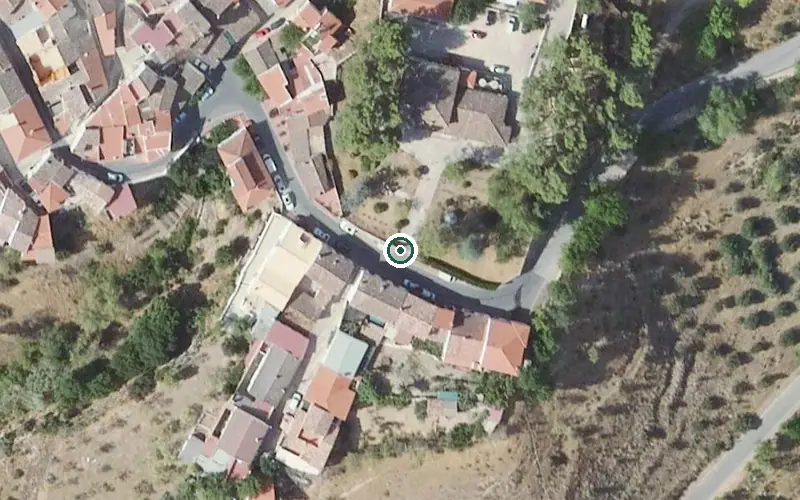 Vista aérea de la ubicación de Centro de Día para Mayores