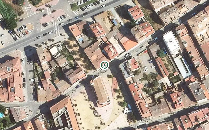 Vista aérea de la ubicación de Residència Mar i Sol