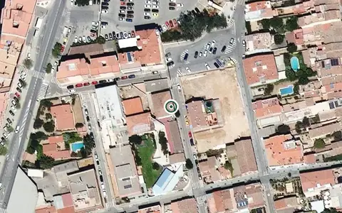 Vista aérea de la ubicación de Servei de Suport d'Acolliment Diürn de l'Asil Hospital de La Garriga