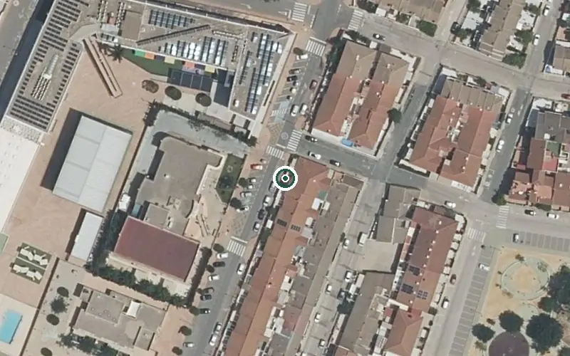 Vista aérea de la ubicación de Centro de Día del Ayuntamiento de San Pedro del Pinatar