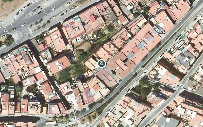 Vista aérea de la ubicación de Centre de dia per a Gent Gran Horta