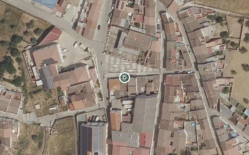 Vista aérea de la ubicación de Residencia de Mayores Virgen del Amparo