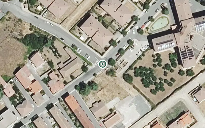 Vista aérea de la ubicación de Residencia Geriátrica Estanque Dorado
