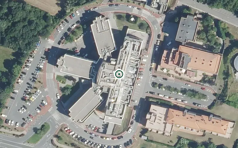 Vista aérea de la ubicación de Residencia Loramendi Sanitas-mayores Egoitza