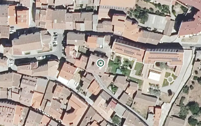 Vista aérea de la ubicación de Residencia Asistida de Personas Mayores San Miguel de Bejar