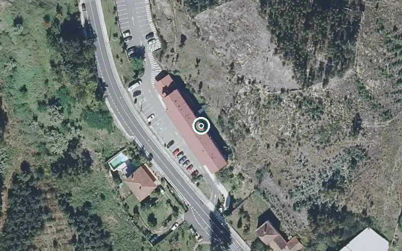 Vista aérea de la ubicación de Centro de Día para Persoas Maiores de As Neves