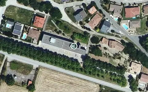 Vista aérea de la ubicación de Residència per a Gent Gran Campdevànol